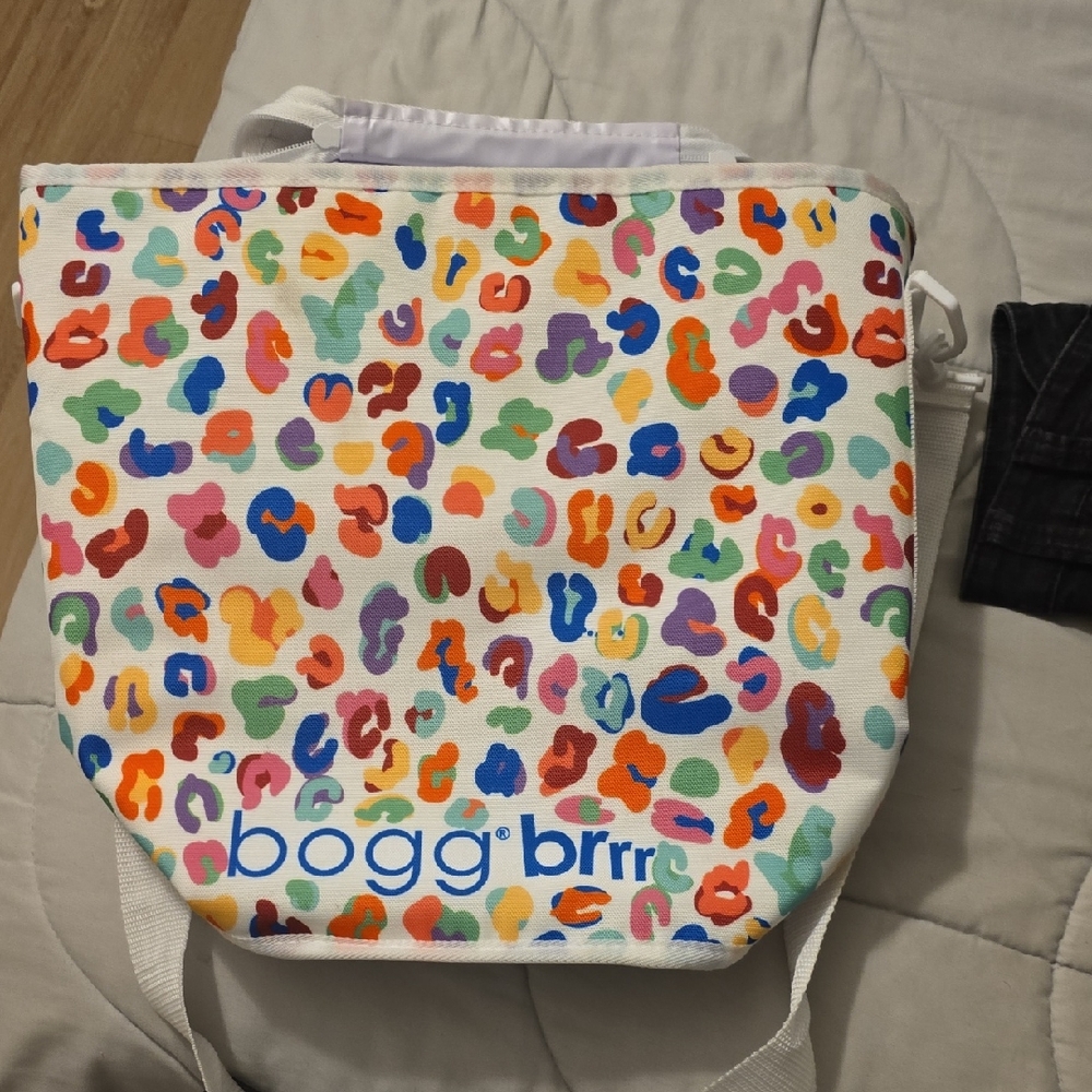 Bogg Cooler Colorful Leopard Print Women's Bag